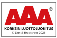Dun & Bradstreet AAA – korkein luottoluokitus 2025